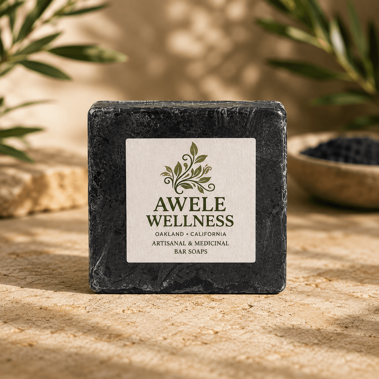 Black Soap Charcoal bar soap