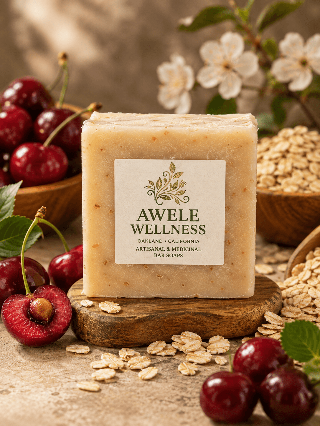 Cherry Almond bar soap