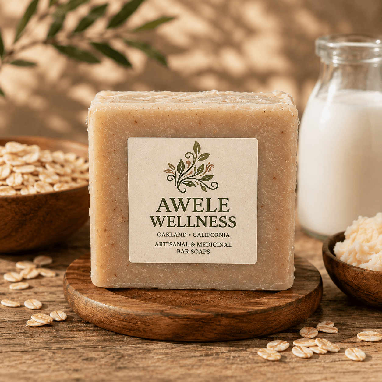 Oatmeal Goat Milk bar soap