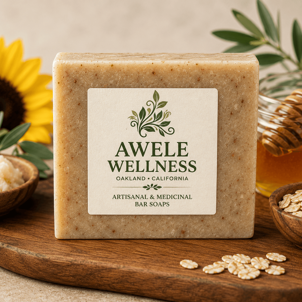 Oatmeal Honey bar soap