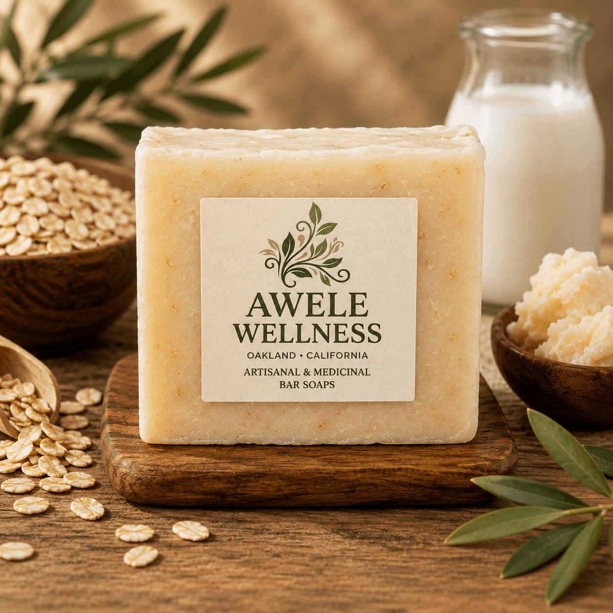 Unscented Goat Milk bar soap